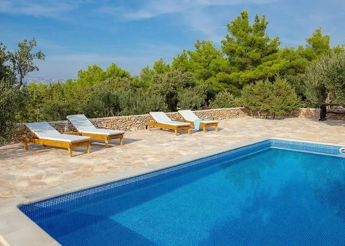 Rustic Mario With A Pool Villa Povlja